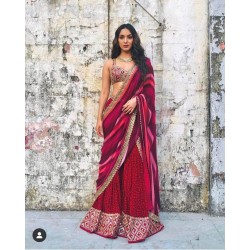 Kiara Advani Karwa Chauth Special and Mehndi Special Sharara Palazzo Lehenga choli